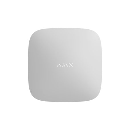 Ajax HUB-2-4G-WHITE Hub 2 vezeték nélküli riasztóközpont, 4G, 3G, 2G és Ethernet, riasztás kiegészítése képpel, fehér