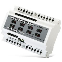   Satel INT-IORS DIN sínre szerelhető zóna- és kimenetbővítő modul INTEGRA és ACCO rendszerekhez, 8 be-/8 kimenet