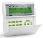   Satel INT-KLCDR-GR LCD kezelő INTEGRA központokhoz, kártyaolvasóval és lenyíló billentyűzetvédővel, zöld
