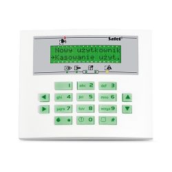 Satel INT-KLCDS-GR LCD kezelő INTEGRA központokhoz, zöld háttérfény és kijelző