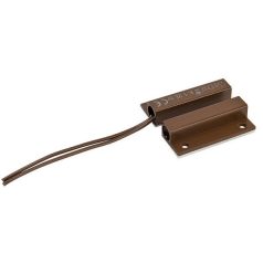   Satel K-1 2E BR Mágneses nyitásérzékelő, felületre szerelhető, 2 lezáró ellenállás: 1.1 kOhm, 24.2x7.2 mm, barna