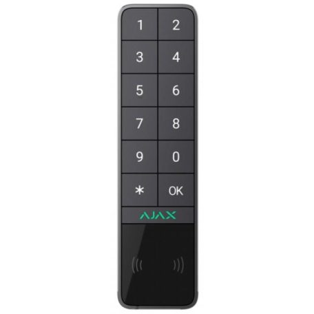 Ajax KEYPAD-OUTDOOR-GRAPHITE Keypad Outdoor kültéri kezelő kártyaolvasóval, szürke