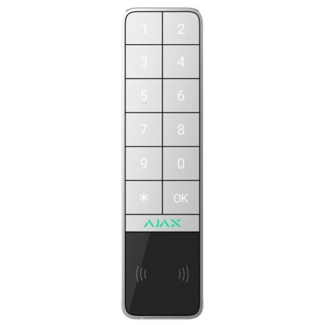 Ajax KEYPAD-OUTDOOR-WHITE Keypad Outdoor kültéri kezelő kártyaolvasóval, fehér