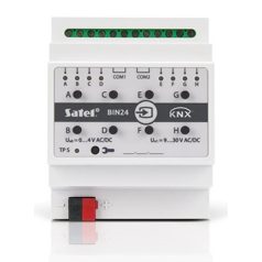   Satel KNX-BIN 24 Univerzális bináris bemeneti modul KNX automatizálási rendszerhez, 8 bemenet