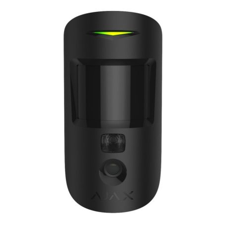Ajax MOTIONCAM-PHOD-HDR-BLACK MotionCam PIR mozgásérzékelő PhOD beépített kamerával, HDR, kép felhasználói igényre, fekete