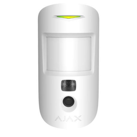 Ajax MOTIONCAM-PHOD-HDR-WHITE MotionCam PIR mozgásérzékelő PhOD beépített kamerával, HDR, kép felhasználói igényre, fehér