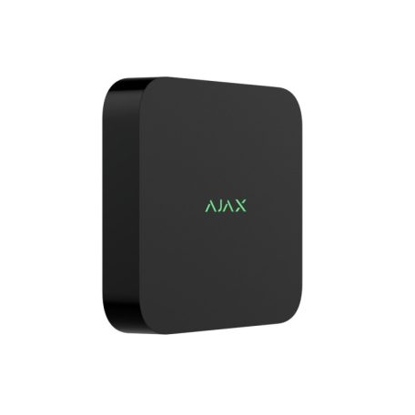 Ajax NVR-DC-16-BLACK 16 csatornás NVR, ONVIF támogatás, H.264/H.265 tömörítés, alacsony feszültségű tápellátással, fekete