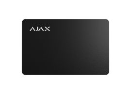 Ajax PASS-BLACK-10 Pass érintésmentes beléptető kártya, 13,56 MHz Mifare DESFire, ISO 14443-A, 10 db, fekete