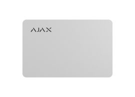 Ajax PASS-WHITE-10 Pass érintésmentes beléptető kártya, 13,56 MHz Mifare DESFire, ISO 14443-A, 10 db, fehér
