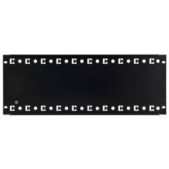   Pulsar RADIN 4U szerelőlemez, rack 19” szekrénybe építhető, DIN-TH35-24xS sínnel