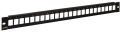   Pulsar RAP-RJ45 19 keystone patch panel, 24 port, árnyékolatlan