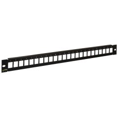   Pulsar RAP-RJ45 19 keystone patch panel, 24 port, árnyékolatlan