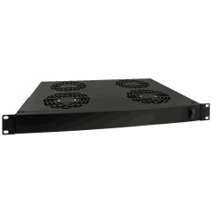 Pulsar RAWP-1 19 ventilátor panel, 1U, 4 ventilátor