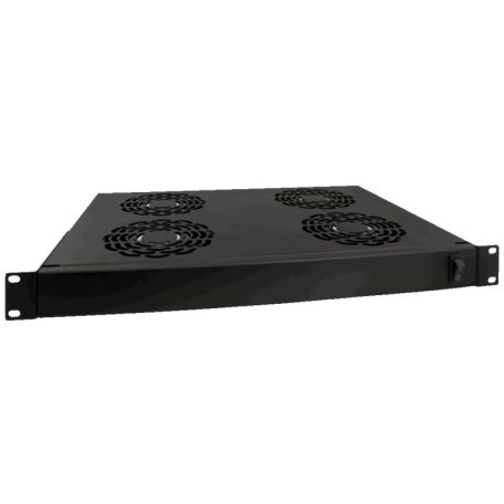 Pulsar RAWP-1 19 ventilátor panel, 1U, 4 ventilátor