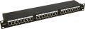   Pulsar RP-F24V6 19 patch panel, 24 port, árnyékolt, cat6, tehermentesítővel