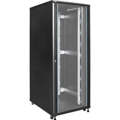 Pulsar RS4281 19 42U 800x1000 álló rack szekrény, lapra szerelt, fekete