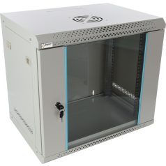   Pulsar RW954-G 19 9U 540x400 fali rack szekrény, készre szerelt, szürke, könnyített kialakítás