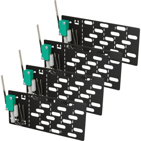 Pulsar RWST 4 darabos tamper kapcsoló szett 19 rack szekrényekhez