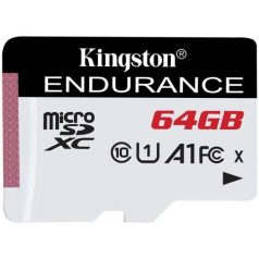   Kingston SDCE/64GB 64GB microSD kártya, microSDXC, UHS-I Speed Class, U1, V10, adapter nélkül