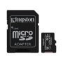  Kingston SDCS2/512GB 512GB microSD kártya, microSDXC, UHS-I Speed Class, U3, V30, adapterrel