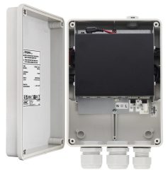 Pulsar SFG64H 6 portos Gbit PoE switch (30 W) kültéri dobozban, 4 PoE + 2 SFP uplink port, nem menedzselhető