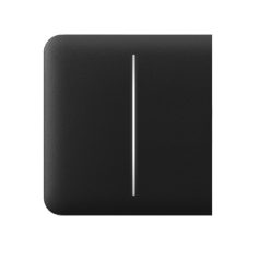   Ajax SIDEBUTTON-2GANG-BLACK SideButton szélső kapcsoló sorolókeretbe, 2 gomb, fekete színű