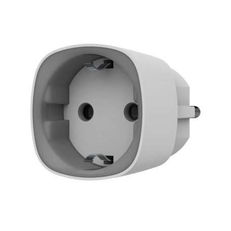 Ajax SOCKET-WHITE Socket vezérelhető dugalj, automatizálható, fogyasztásmérés és monitorozás, F típusú (EU), fehér