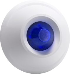 Satel SOW-300 BL Beltéri fényjelző, három jelzési mód, szabotázsvédelemmel, kék