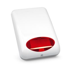 Satel SPL-5010 R Kültéri hang- és fényjelző, ultrafényes LED-ek, piezo hang, műanyag burkolat