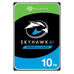   Seagate ST10000VE001 Seagate SkyHawk AI, 10 TB biztonságtechnikai merevlemez, 24/7 alkalmazásra, RAID kompatibilis