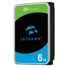   Seagate ST6000VX009 SkyHawk, 6 TB biztonságtechnikai merevlemez, 256 MB cache, 24/7 alkalmazásra