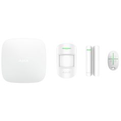   Ajax STARTERKIT-WHITE StarterKit kezdőcsomag, Ajax HUB riasztóközpont szett, fehér eszközökkel