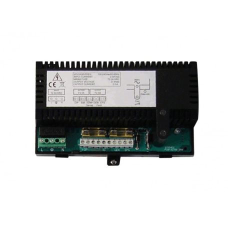 Elmdene STX2402-C Szünetmentesíthető intelligens tápegység, 230VAC/27.0-28.3VDC/2A, max.2x7Ah akkumulátor, EN54-4:1997