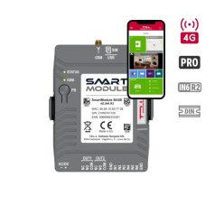   TELL Smart-Module-Base Smart Module Base 4G kommunikátor, 6 zónabemenet, 2 relés kimenet, DIN sínre szerelhető
