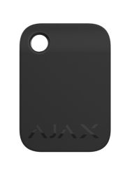 Ajax TAG-BLACK-10 Tag érintésmentes beléptető kulcstartó tag, 13,56 MHz Mifare DESFire, ISO 14443-A, 10 db, fekete