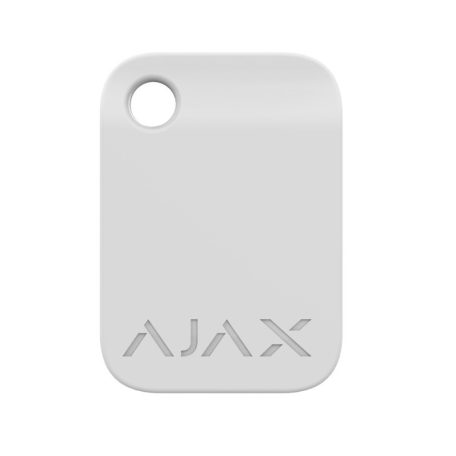 Ajax TAG-WHITE-10 Tag érintésmentes beléptető kulcstartó tag, 13,56 MHz Mifare DESFire, ISO 14443-A, 10 db, fehér