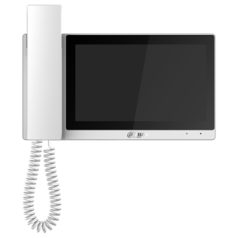   Dahua VTH5421EW-H IP video-kaputelefon beltéri egység, 7 LCD kijelző, 1024x600 felbontás, kézibeszélő, fehér