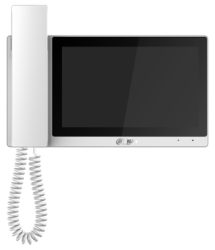 Dahua VTH5421EW-H IP video-kaputelefon beltéri egység, 7 LCD kijelző, 1024x600 felbontás, kézibeszélő, fehér