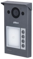 Dahua VTO3312Q-P Négylakásos IP video-kaputelefon kültéri egység, kártyaolvasóval, IR-megvilágítás, kétvezetékes