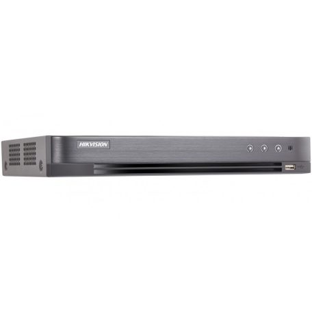 Hikvision iDS-7208HUHI-M2/P/4A+8/4ALM 8 csatornás AcuSense THD DVR, 8MP@8fps, 4MP@15fps, 2MPp@25fps,+ 4x8 MP IP, riasztás I/O, PoC